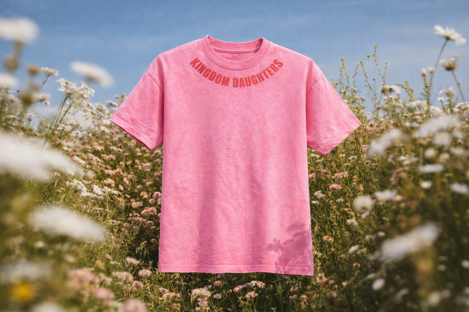 He Loved Me 1st Tee - Blossom Pink/Red
